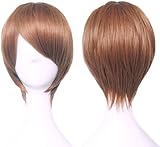 コスプレ 黒子のバスケ 相田リコ テニスの王子様 不二周助 ペルソナ4 里中千枝 コスプレ用ウィッグ ショート 35cm 耐熱 ブラウン 茶髪 茶色 4点セット(ウィッグ+スタンド+ヘアネット2個) コスプレ 黒子のバスケ 相田リコ テニスの王子様 不二周助 ペルソナ4 里中千枝 コスプレ用ウィッグ ショート 35cm 耐熱 ブラウン 茶髪 茶色 4点セット(ウィッグ+スタンド+ヘアネット2個)